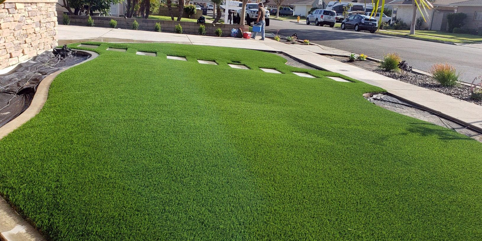 Turf installation service in Richardson